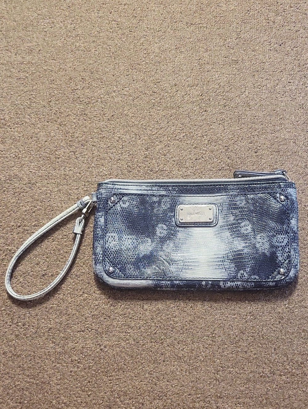 Nine West Two-Tone Textured Wristlet